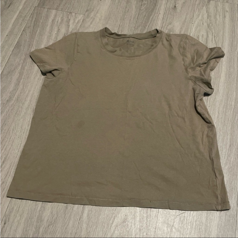 Madewell Olive Short Sleeve Tee